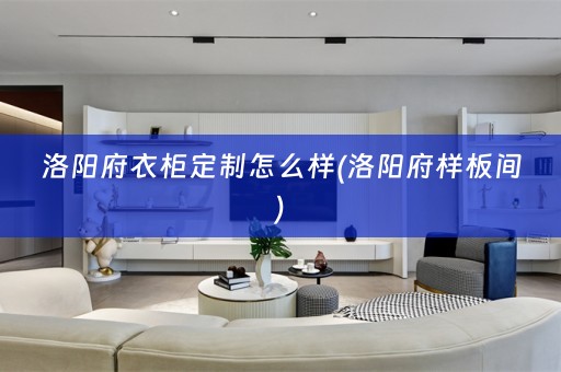 洛阳府衣柜定制怎么样(洛阳府样板间)