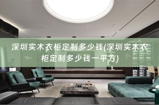 深圳实木衣柜定制多少钱(深圳实木衣柜定制多少钱一平方)