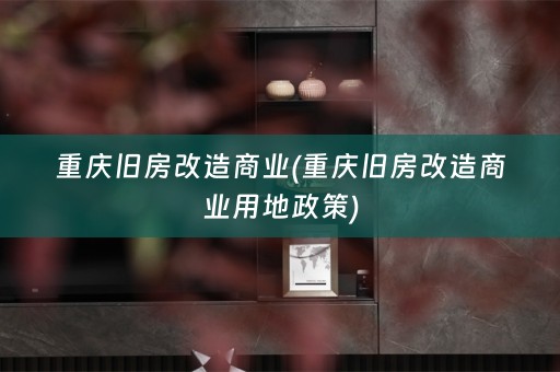 重庆旧房改造商业(重庆旧房改造商业用地政策)