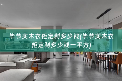 毕节实木衣柜定制多少钱(毕节实木衣柜定制多少钱一平方)
