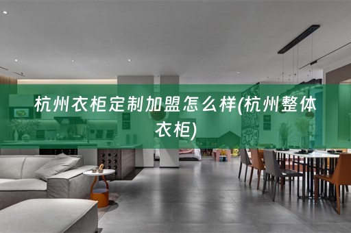 杭州衣柜定制加盟怎么样(杭州整体衣柜)