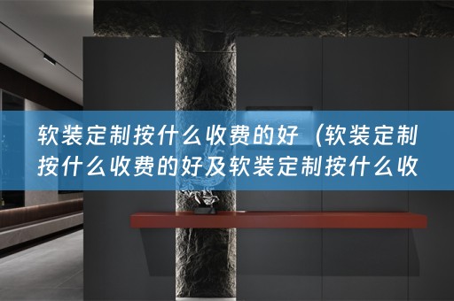 定制按什么收费的好呢）
