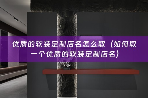 优质的定制店名）