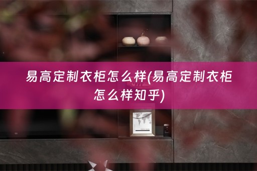 易高定制衣柜怎么样(易高定制衣柜怎么样知乎)