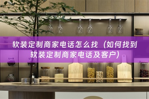 定制商家电话及客户）