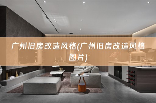广州旧房改造风格(广州旧房改造风格图片)