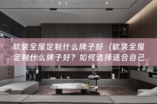 全屋定制品牌？）