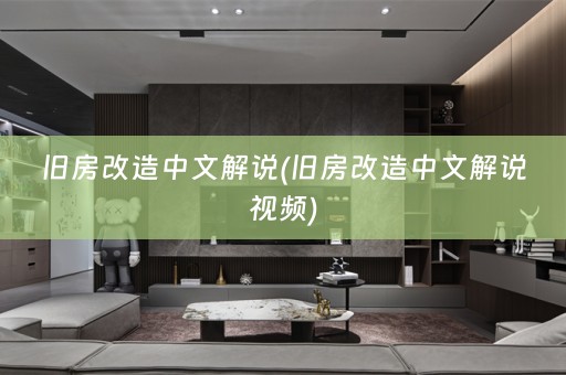 旧房改造中文解说(旧房改造中文解说视频)