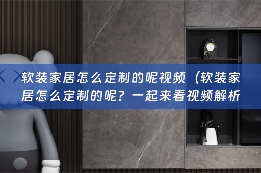 家居怎么定制的呢？一起来看视频解析！）