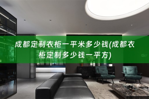 成都定制衣柜一平米多少钱(成都衣柜定制多少钱一平方)
