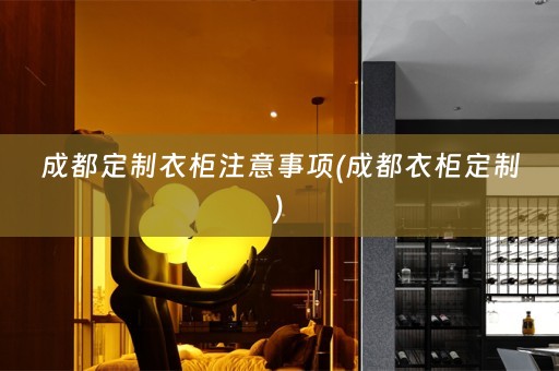 成都定制衣柜注意事项(成都衣柜定制)
