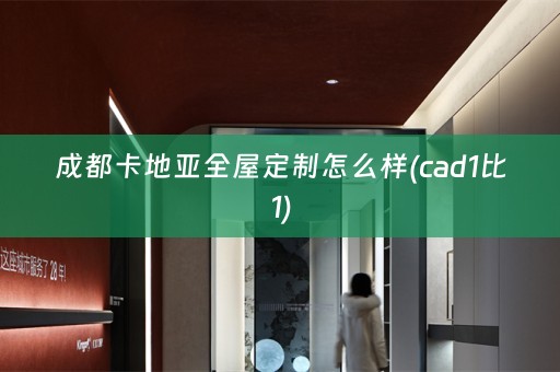 成都卡地亚全屋定制怎么样(cad1比1)