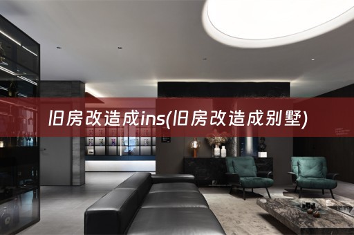 旧房改造成ins(旧房改造成别墅)