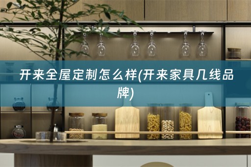 开来怎么样(开来家具几线品牌)