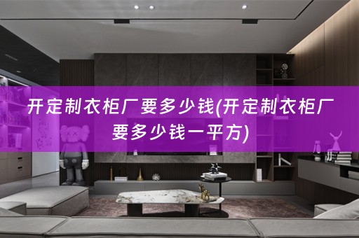 开定制衣柜厂要多少钱(开定制衣柜厂要多少钱一平方)