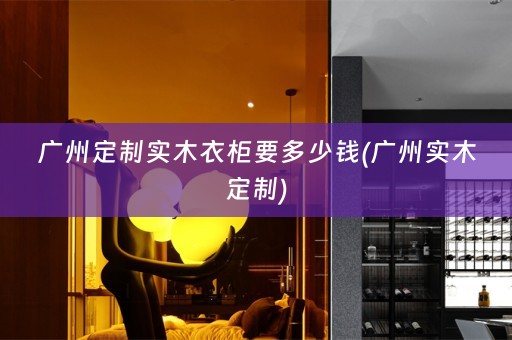 广州定制实木衣柜要多少钱(广州实木定制)