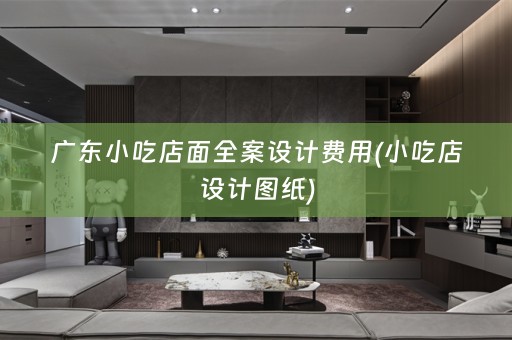 广东小吃店面费用(小吃店设计图纸)