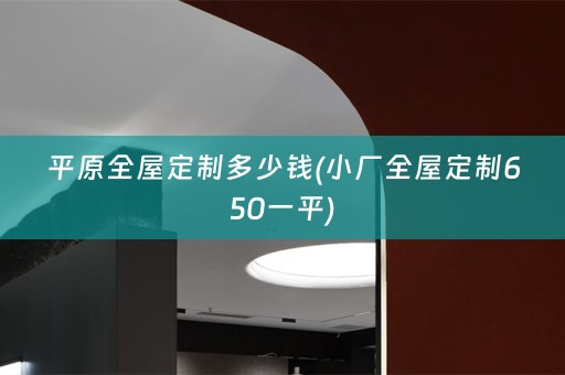 平原650一平)