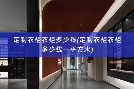 定制衣柜衣柜多少钱(定制衣柜衣柜多少钱一平方米)