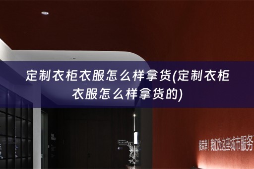 定制衣柜衣服怎么样拿货(定制衣柜衣服怎么样拿货的)
