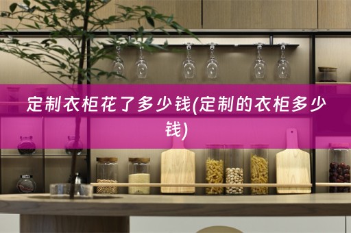 定制衣柜花了多少钱(定制的衣柜多少钱)