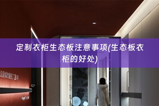 定制衣柜生态板注意事项(生态板衣柜的好处)
