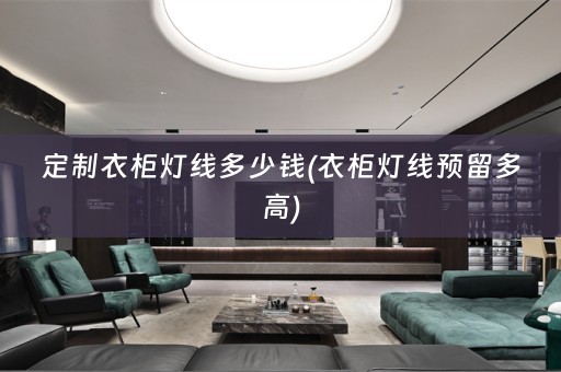定制衣柜灯线多少钱(衣柜灯线预留多高)