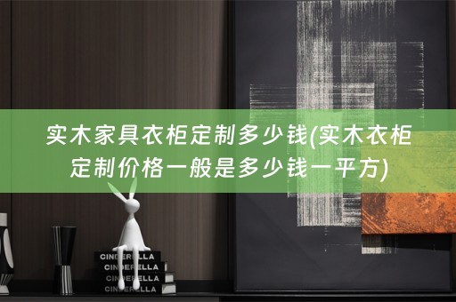 实木家具衣柜定制多少钱(实木衣柜定制价格一般是多少钱一平方)