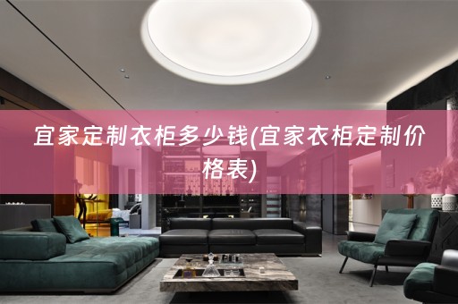 宜家定制衣柜多少钱(宜家衣柜定制价格表)