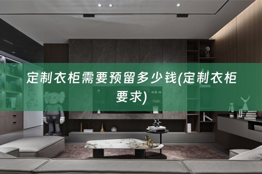 定制衣柜需要预留多少钱(定制衣柜要求)