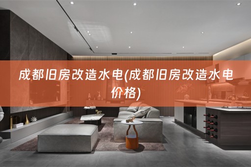 成都旧房改造水电(成都旧房改造水电价格)