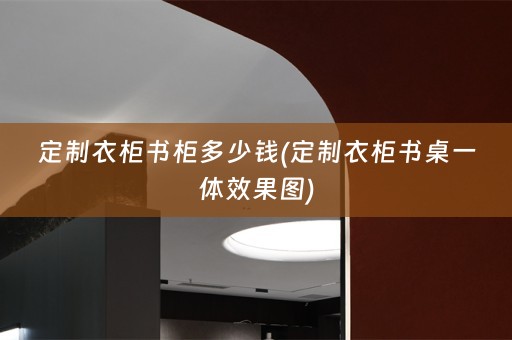 定制衣柜书柜多少钱(定制衣柜书桌一体效果图)