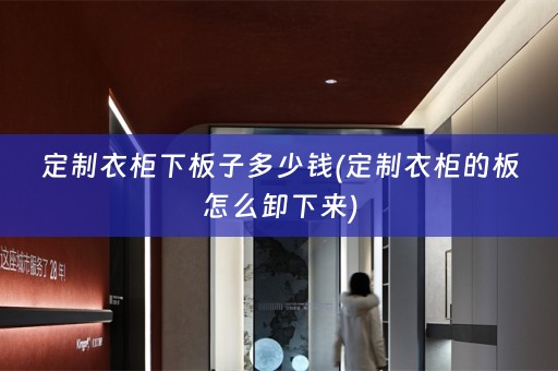 定制衣柜下板子多少钱(定制衣柜的板怎么卸下来)
