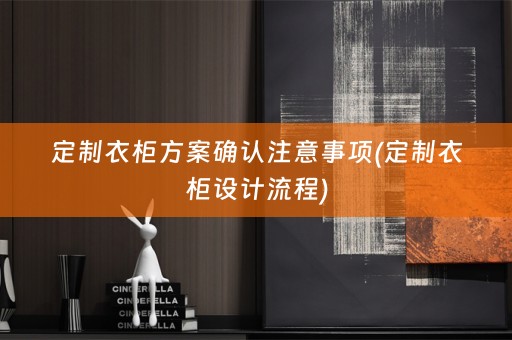 定制衣柜方案确认注意事项(定制衣柜设计流程)
