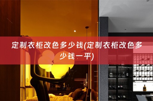 定制衣柜改色多少钱(定制衣柜改色多少钱一平)