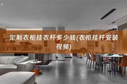 定制衣柜挂衣杆多少钱(衣柜挂杆安装视频)