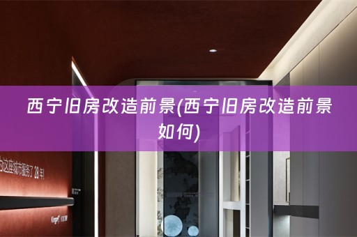 西宁旧房改造前景(西宁旧房改造前景如何)