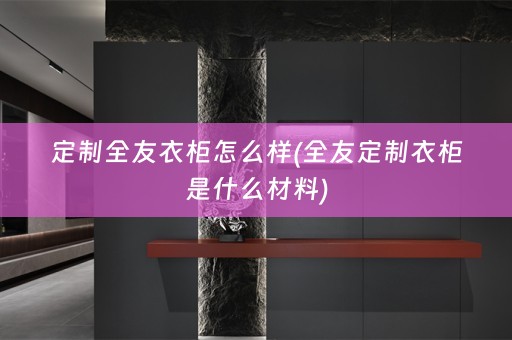 定制全友衣柜怎么样(全友定制衣柜是什么材料)