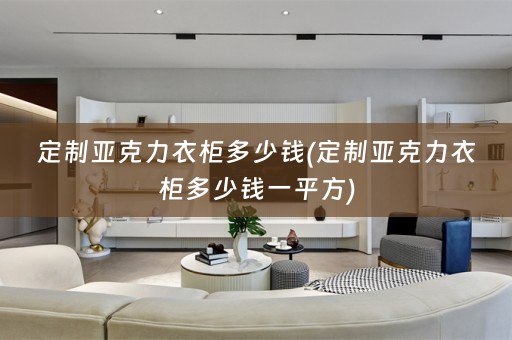 定制亚克力衣柜多少钱(定制亚克力衣柜多少钱一平方)
