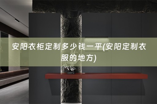 安阳衣柜定制多少钱一平(安阳定制衣服的地方)