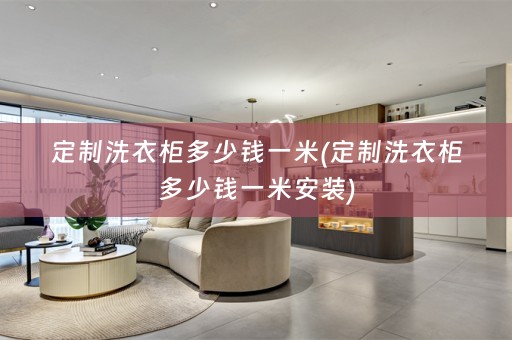 定制洗衣柜多少钱一米(定制洗衣柜多少钱一米安装)