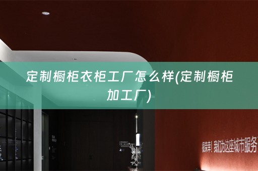 定制橱柜衣柜工厂怎么样(定制橱柜加工厂)