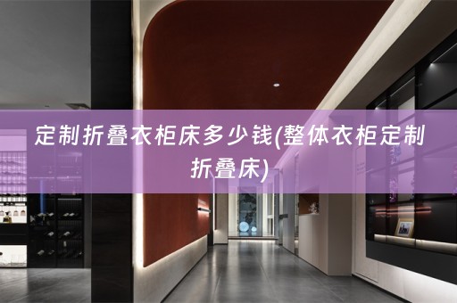 定制折叠衣柜床多少钱(整体衣柜定制折叠床)
