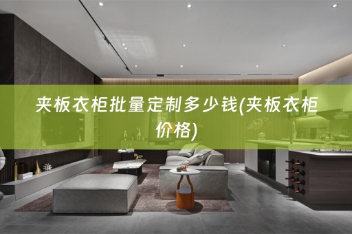 夹板衣柜批量定制多少钱(夹板衣柜价格)