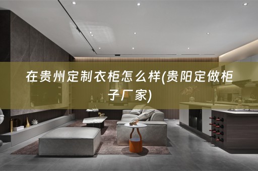 在贵州定制衣柜怎么样(贵阳定做柜子厂家)