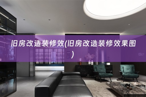 旧房改造装修效(旧房改造装修效果图)
