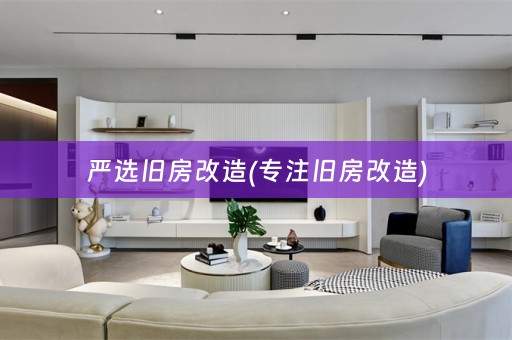 严选旧房改造(专注旧房改造)