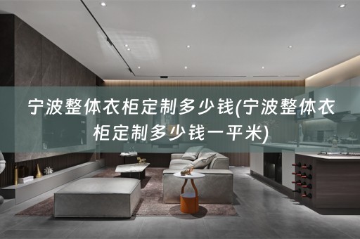宁波整体衣柜定制多少钱(宁波整体衣柜定制多少钱一平米)