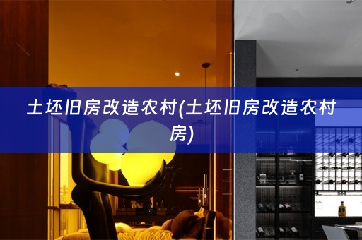 土坯旧房改造农村(土坯旧房改造农村房)