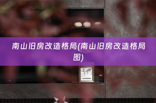 南山旧房改造格局(南山旧房改造格局图)